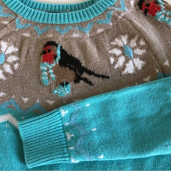 Talbots Crew Neck Lambswool Sweater - Picture 4 of 5